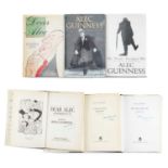 THE FILM & MUSIC CLUB HOUSE: ALEC GUINNESS three signed autobiographies - titles include, 'A
