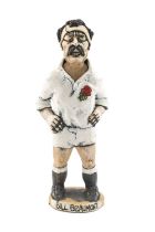 THE RUGBY CLUB HOUSE: GROGG CARICATURE BY JOHN HUGHES OF BILL BEAUMONT (Sir William Blackledge