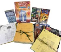 THE FILM & MUSIC CLUB HOUSE: DOCTOR WHO EPHEMERA INCLUDING SCRIPTS from the family of Pennant