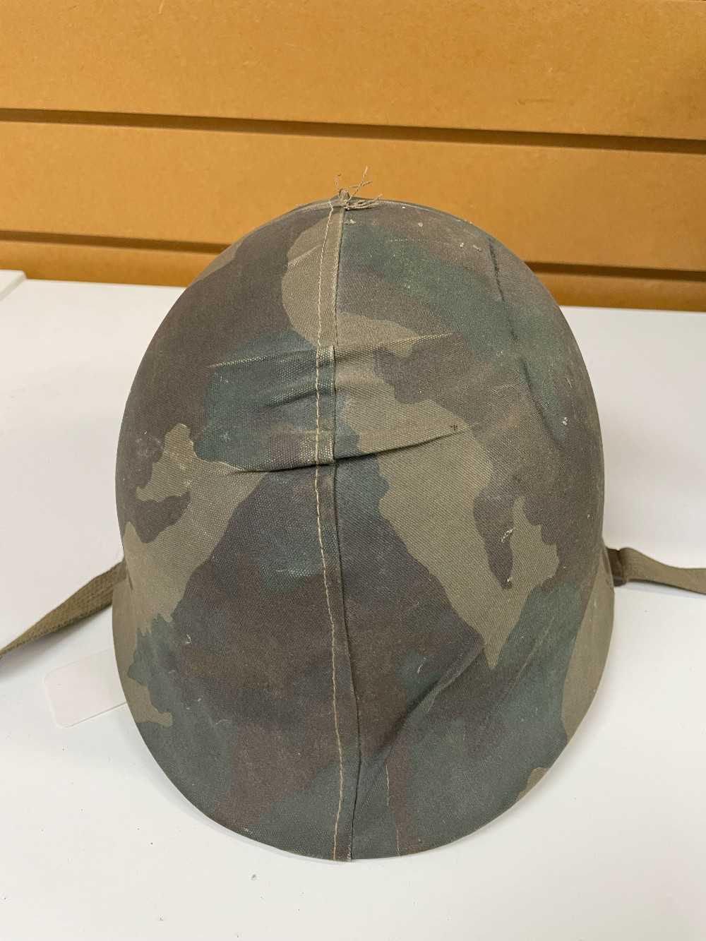 THE MILITARY CLUB HOUSE: A 1982 ARGENTINE INFANTRY HELMET FROM THE FALKLANDS CONFLICT with - Image 6 of 10
