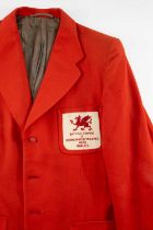 THE ATHLETICS CLUB HOUSE: KEN JONES 1954 WALES COMMENWEALTH GAMES BLAZER worn at Commenwealth
