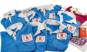 THE RUGBY CLUB HOUSE: COLLECTION OF TWELVE JERSEYS, five of which bearing the Rolls-Royce badge with