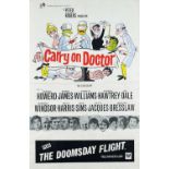 THE FILM & MUSIC CLUB HOUSE: CARRY ON DOCTOR 1967, British one sheet cinema poster, 75 x 50cms