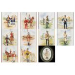 ‡ THE MILITARY CLUB HOUSE: C.A. COLLINS watercolours - studies of Indian army soldiers, signed and