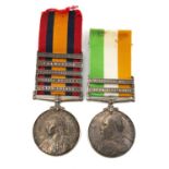 THE MILITARY CLUB HOUSE: BOER WAR MEDAL PAIR, to Pte. (later Sgt.) F. O'Neill, R. Welsh Fus.