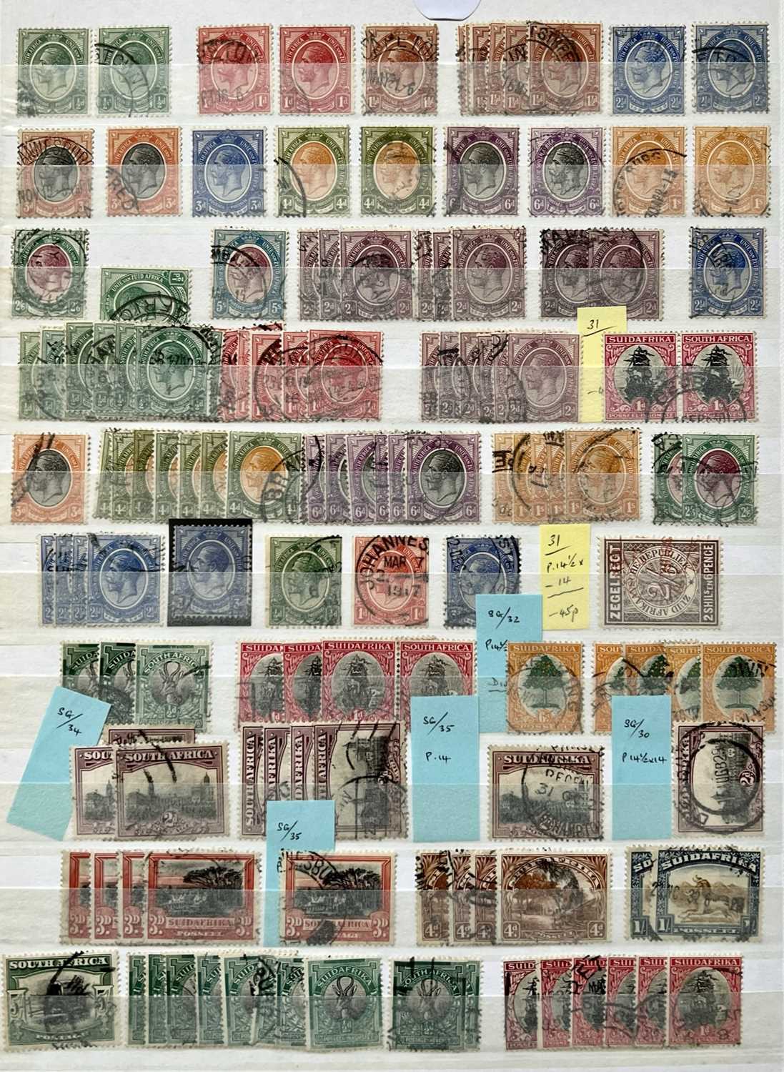 SOUTH AFRICA & SOUTH WEST AFRICA - mainly used, some unmounted mint, many hundreds - Image 10 of 15