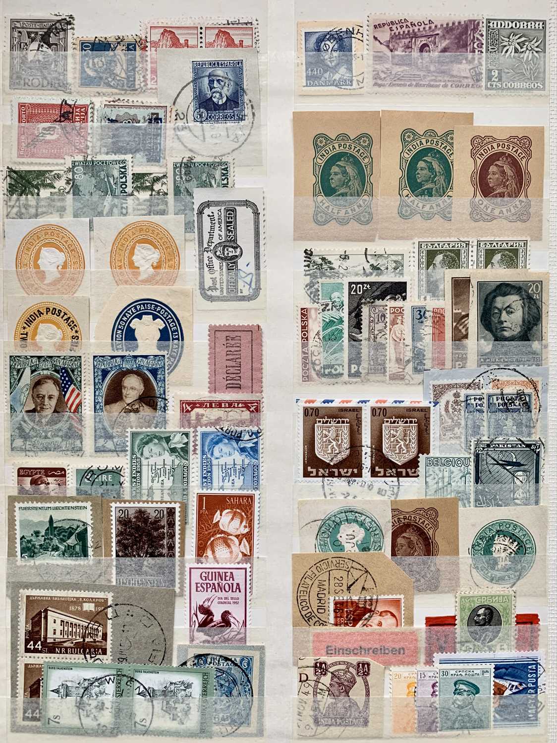 DIVERSE COLLECTION OF MINT & USED WORLD - including revenues, 'perfins' and postal history - Image 7 of 15