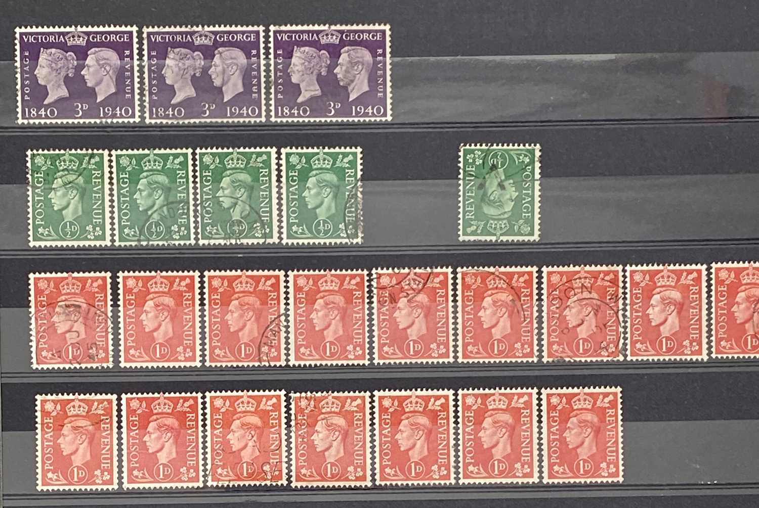 OFFERED WITH LOT 51 - GB STOCKBOOK - GV - QEII, mainly fine used or unmounted mint, GV1 high - Image 10 of 16