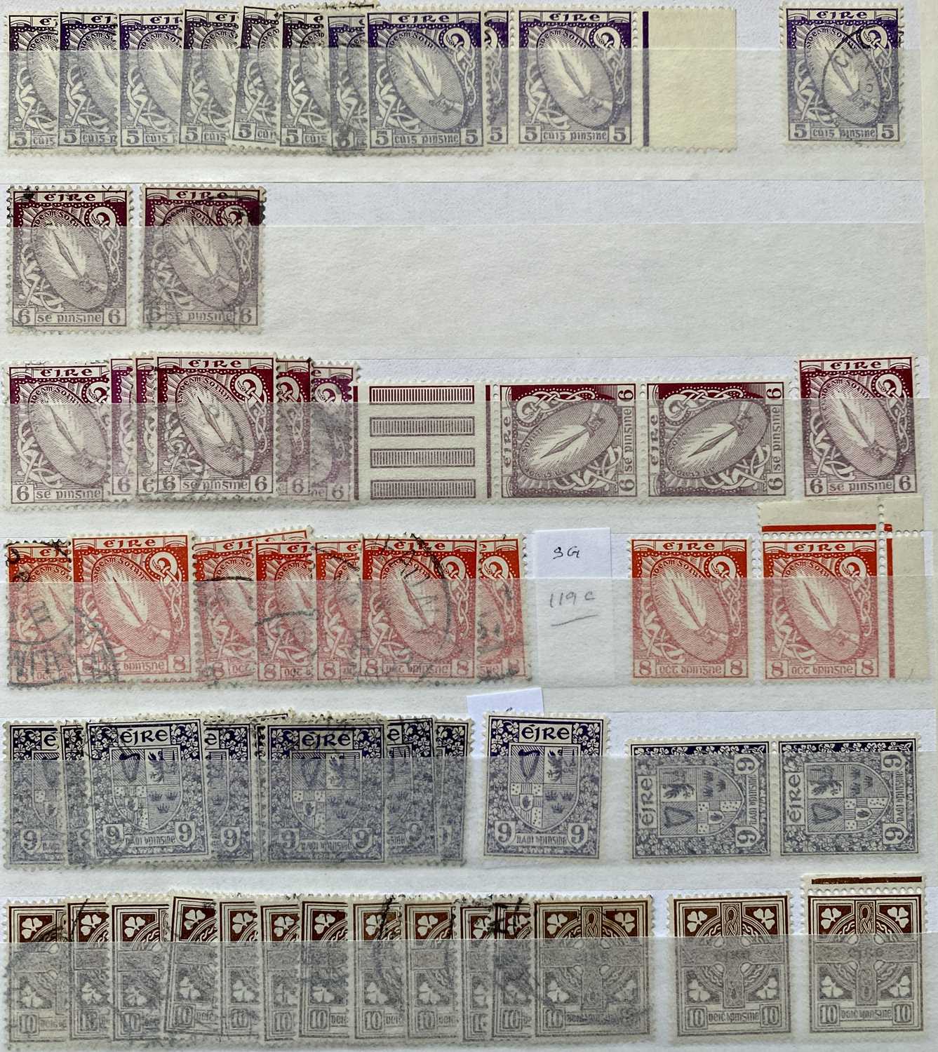 PLUS LOT 41 - EARLY IRISH - mainly used including overprints, values to 10/- plus postage due - Image 6 of 13
