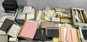 STATIONERY, STOCK CARDS ETC, club books, majority unused