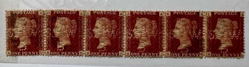 OFFERED WITH LOT 3 - FINE USED MAINLY GB 'PERFINS' - good quality stamps and collated QV - QEII, - Image 3 of 16