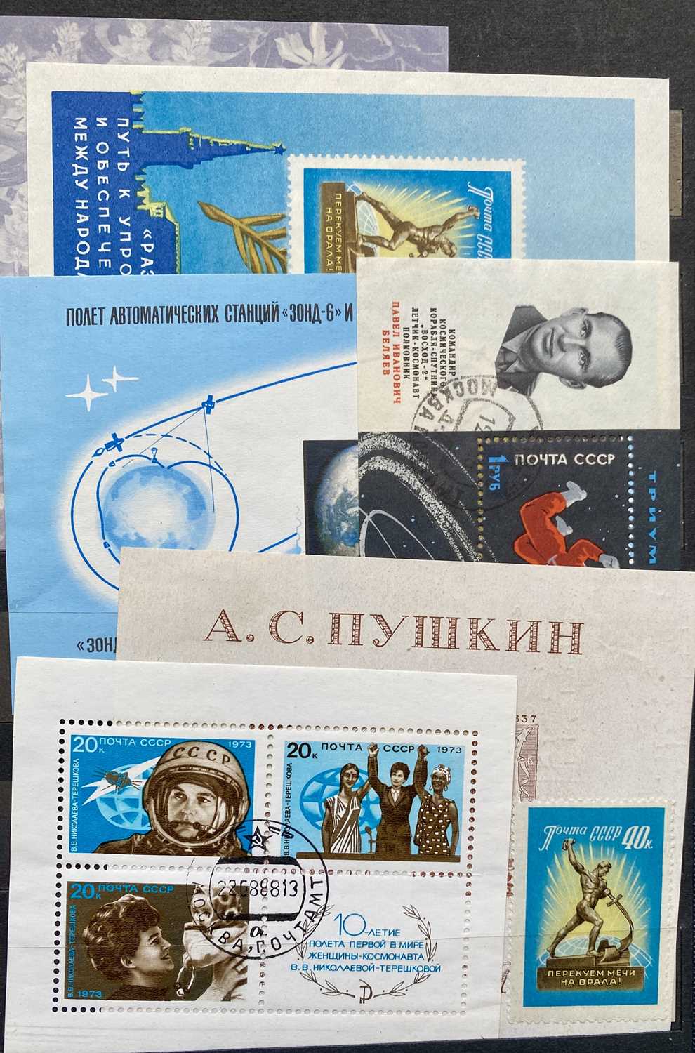 OFFERED WITH LOT 42 - MAINLY UNMOUNTED MINT RUSSIAN MINI SHEETS plus approx 20 fine used mini - Image 12 of 13