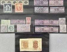 GB - fiscal and cinderellas, mint and used