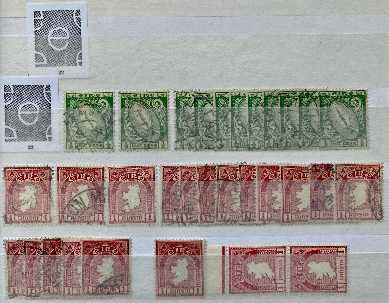 PLUS LOT 41 - EARLY IRISH - mainly used including overprints, values to 10/- plus postage due - Image 9 of 13