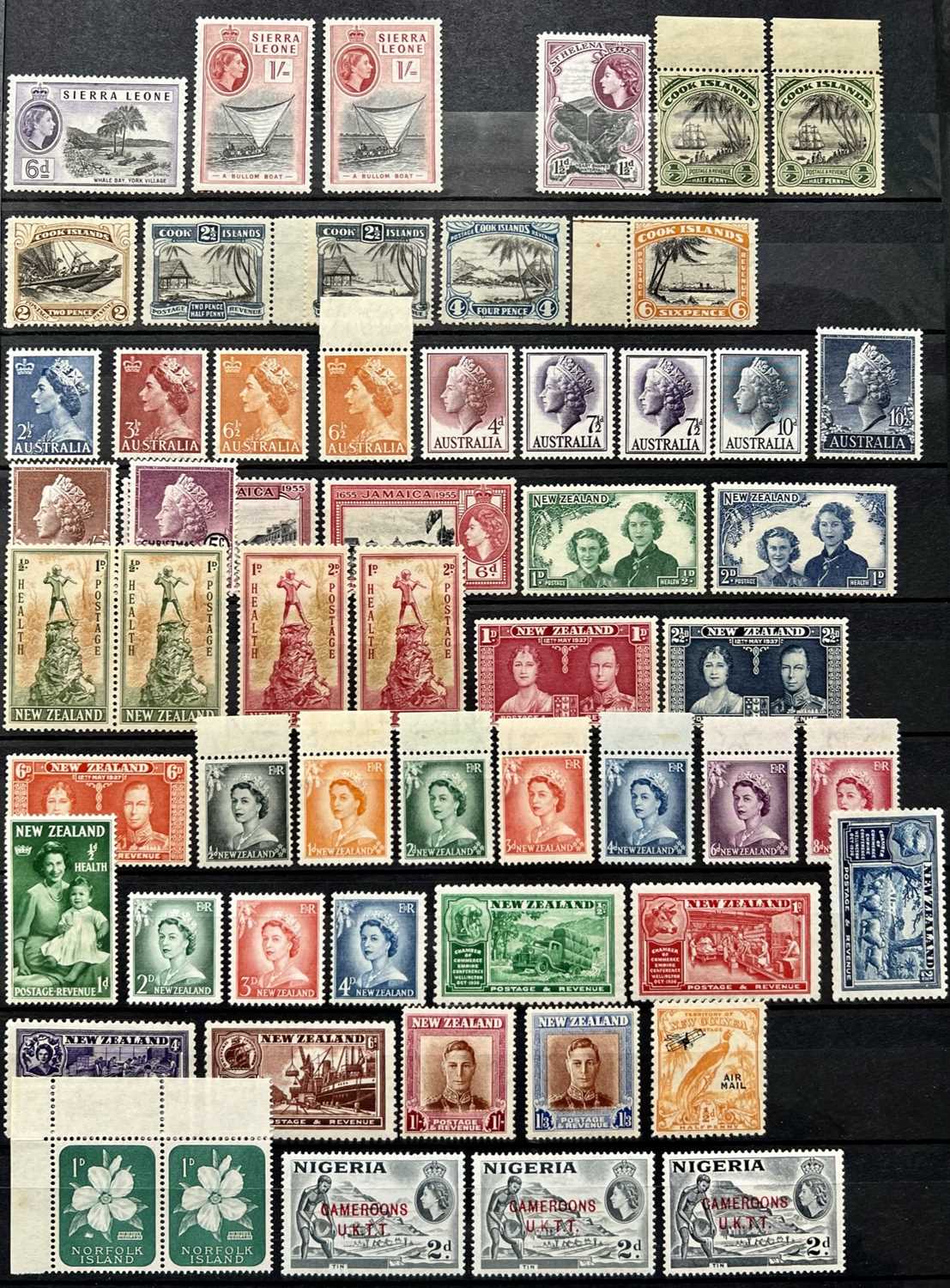 COMMONWEALTH & GB - mostly unmounted mint, QV - QEII, full sets, top values, ETC, high cat value - Image 15 of 17