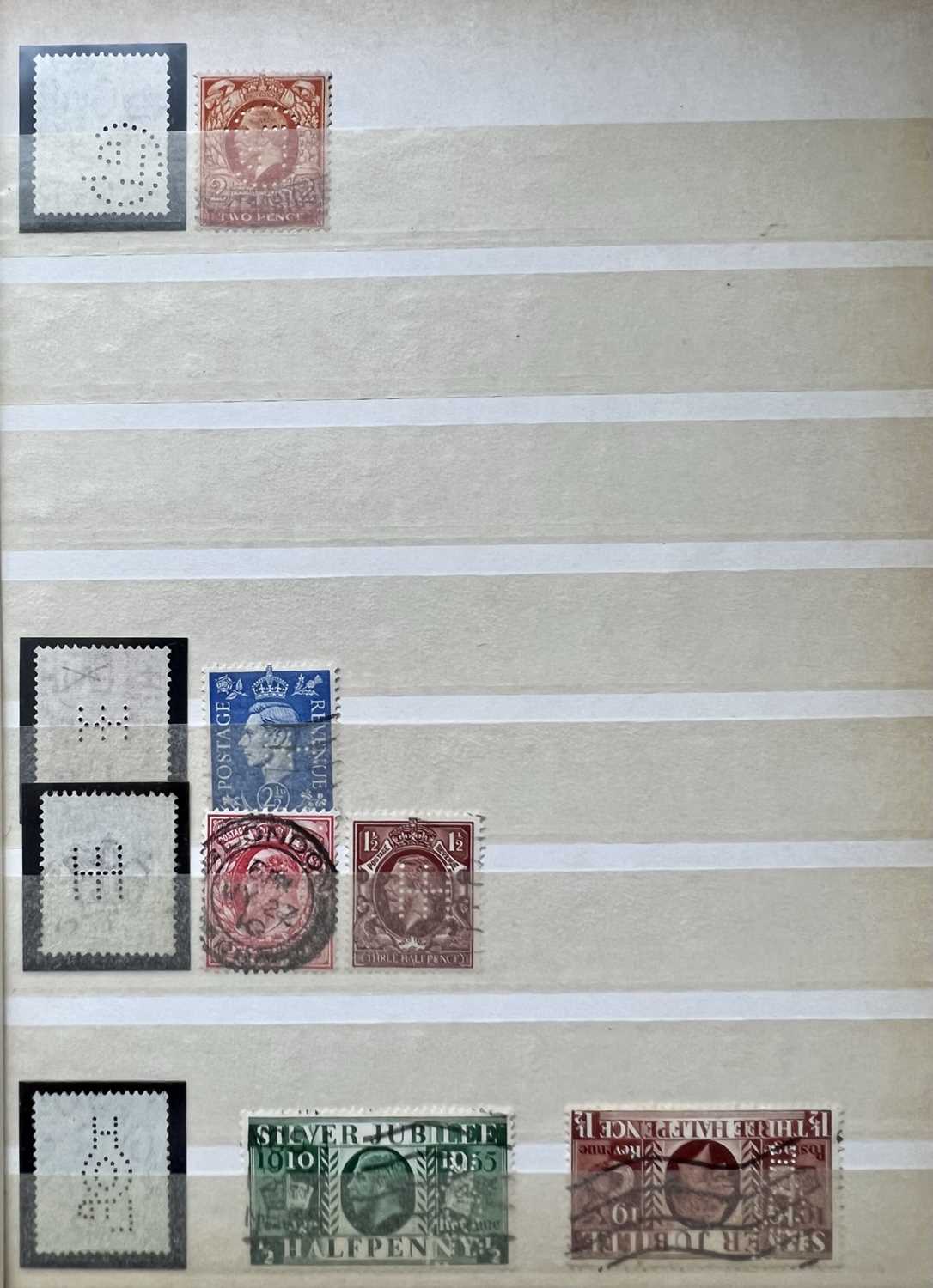 OFFERED WITH LOT 3 - FINE USED MAINLY GB 'PERFINS' - good quality stamps and collated QV - QEII, - Image 4 of 16