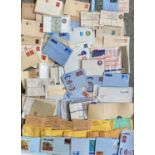 MAINLY GREAT BRITAIN - unused postal envelopes and many unused postal labels, all reigns