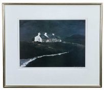 ‡ JOHN KNAPP-FISHER limited edition (83/500) print - 'Cottage Porthclais', signed fully in pencil,