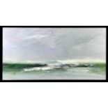 ‡ ROSS LOVEDAY oil on canvas - entitled verso, 'Mist Falling Over Marshes', signed verso, 38.5 x