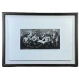 ‡ VALERIE GANZ limited edition (15/100) aquatint - entitled, 'Breakfast', signed, 38 x 58cms