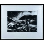 ‡ DAVID CARPANINI limited edition (6/50) etching - entitled 'A Bit on the Wild Side', signed, titled