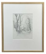 ‡ EDGAR HOLLOWAY pencil - entitled, 'Blyth, Notts', signed and dated 1931, 21.5 x 16.5cms