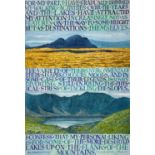 ‡ JONAH JONES - limited edition (48/350) print - entitled, 'Llyn Caseg Fraith & Tryfan', signed (