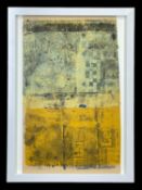 NEALE HOWELLS print with hand finished paint - entitled, 'Crossword', unsigned, 40 x 29cms