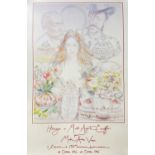 ‡ ANDREW VICARI 1996 colour print - entitled 'Hommage Au Auguste Escoffier', unsigned, 90 x 60cms