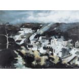 ‡ JOHN KNAPP-FISHER limited edition (166/250) print - entitled 'Solva', signed in pencil, 51.5 x