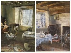 KEITH ANDREW limited edition prints - (149/950) 'The Quiet Room', signed in pencil and dated 1988,