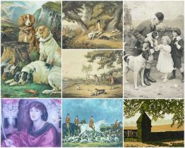 ASSORTED PRINTS, including 'High Summer at Petworth' ltd edn 11/12, signed in pencil, two sporting