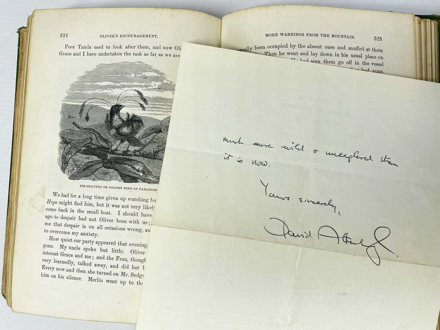 ATTENBOROUGH (SIR DAVID) autograph letter, together with a copy of KINGSTON (W.H.G.) In the - Image 4 of 5