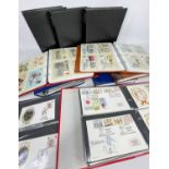 ASSORTED ROYAL MAIL FIRST DAY COVERS (10 albums worth) Provenance: private collection South Wales.