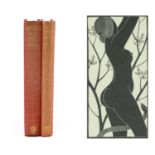 ERIC GILL (1882-1940) facsimile print - 'Eve', with printed signature, 24.5 x 13cms, together with