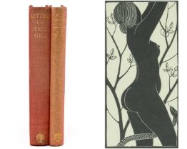 ERIC GILL (1882-1940) facsimile print - 'Eve', with printed signature, 24.5 x 13cms, together with