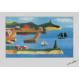 ‡ STAN ROSENTHAL limited edition (77/99) colour print , 'Porthgain', signed in margin, COA verso, 15