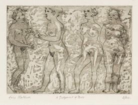 ‡ ERIC MALTHOUSE limited edition (3/20) aquatint etching - Greek mythological figures, entitled 'The