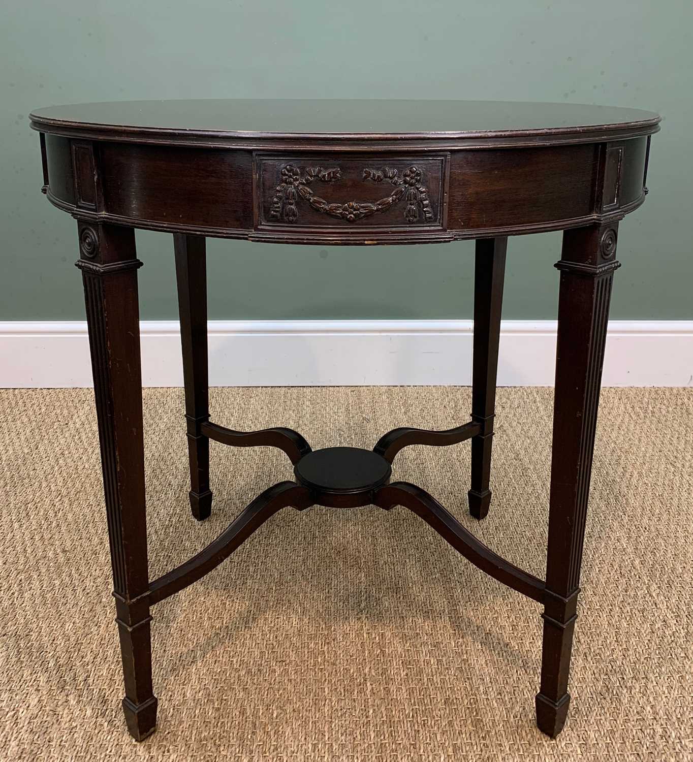 ASSORTED OCCASIONAL FURNITURE including, carved octagonal table, 67h x 60w x 60cms d, Regency - Image 12 of 12