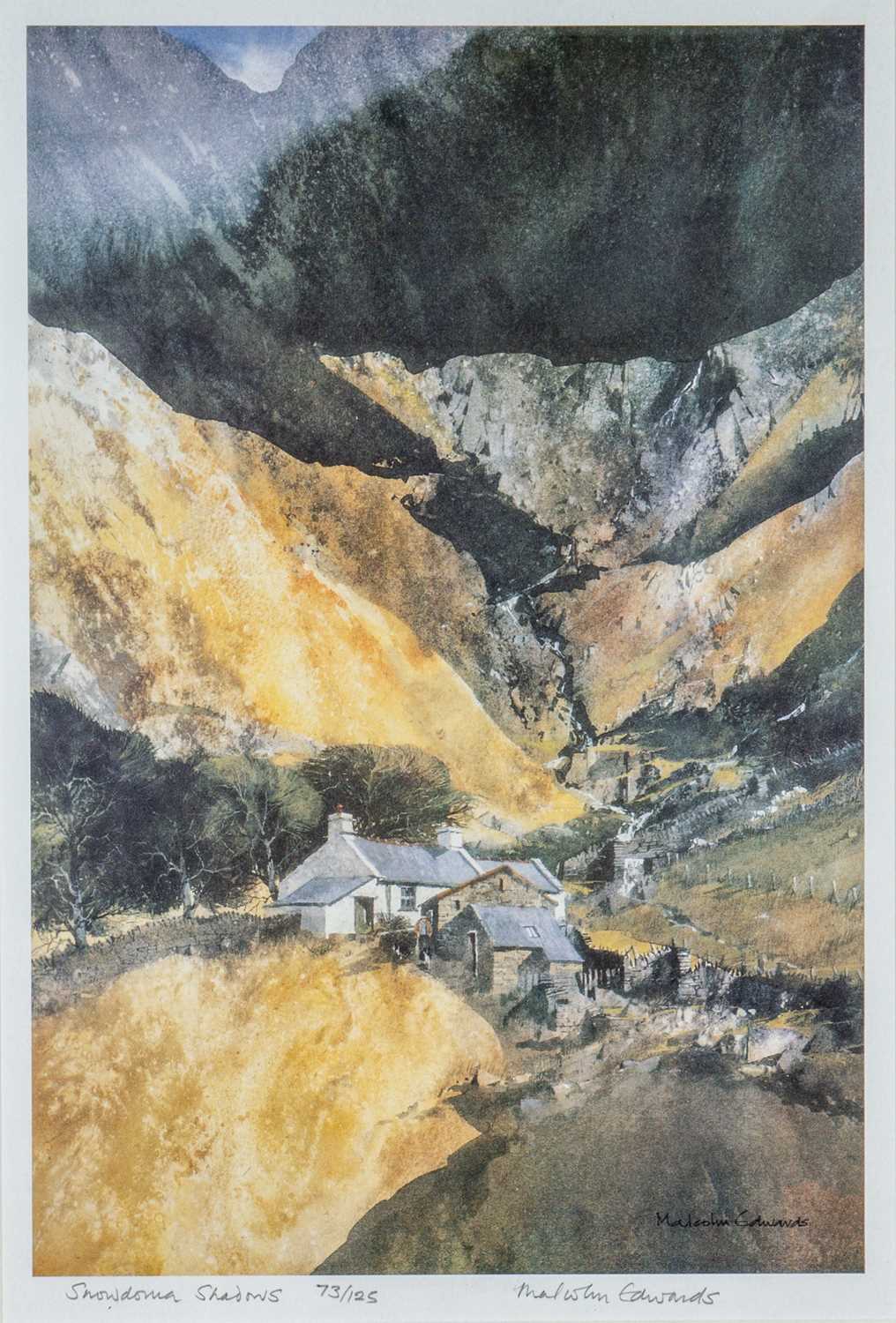 ‡ MALCOLM EDWARDS, four ltd. edn. colour lithographs - Snowdonia Shadows (73/125), (I) 37 x 24.5cms; - Bild 5 aus 5