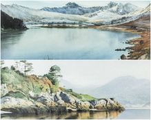 ‡ ROB PIERCY two limited edition prints - entitled 'Creigiau Borth y Gest', signed and numbered (