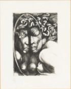 ‡ MICHAEL AYRTON (1921-1975) limited edition (11/75) aquatint - entitled 'Gorgon', (pl) 13 x 9cms