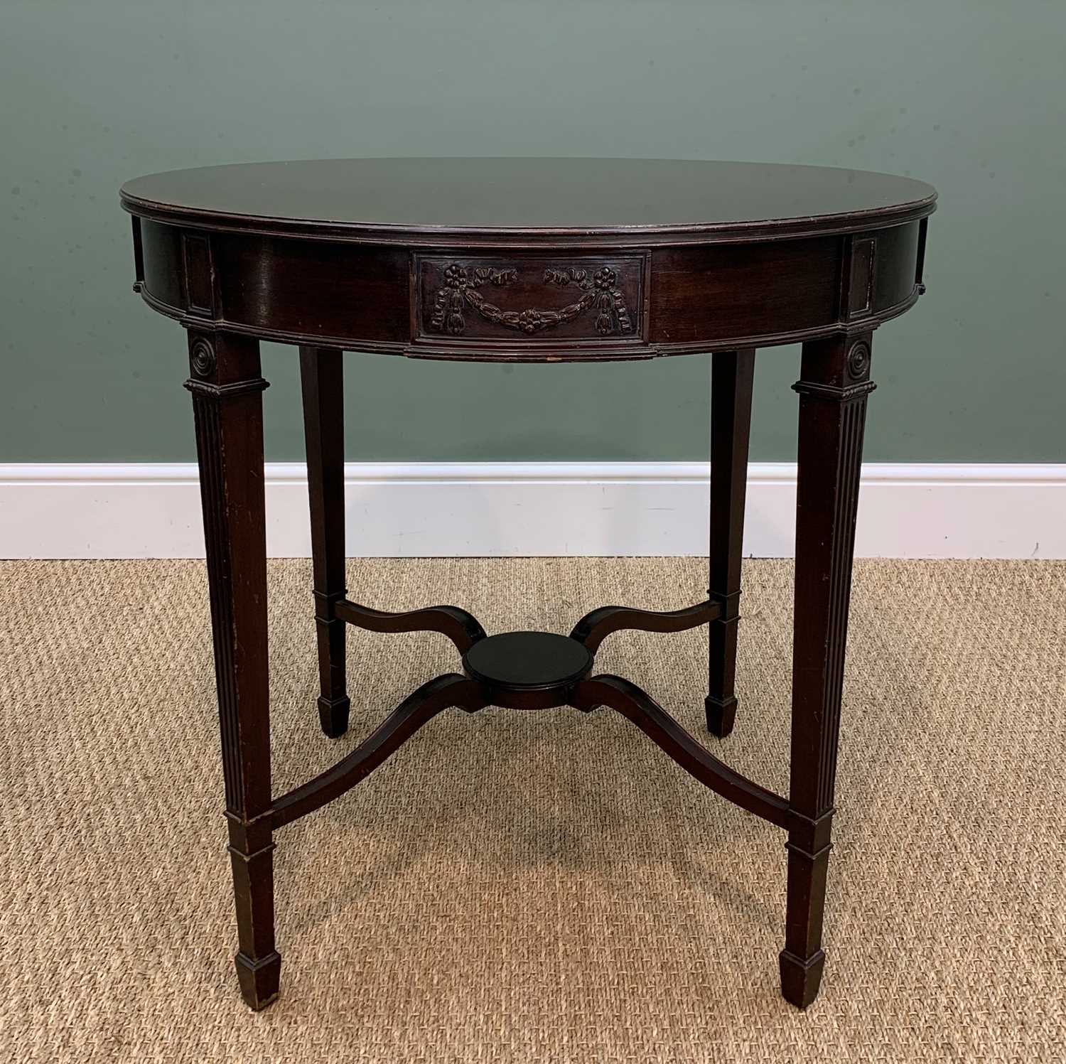 ASSORTED OCCASIONAL FURNITURE including, carved octagonal table, 67h x 60w x 60cms d, Regency - Image 11 of 12