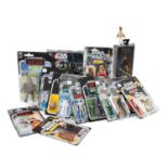 ASSORTED STAR WARS FIGURINES, some later carded, and including Return of the Jedi Gamorrean Guard,