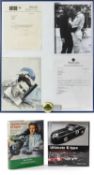 COLIN CHAPMAN/TEAM LOTUS AUTOMOBILIA, comprising two letters, one from Team Lotus, dated 1st