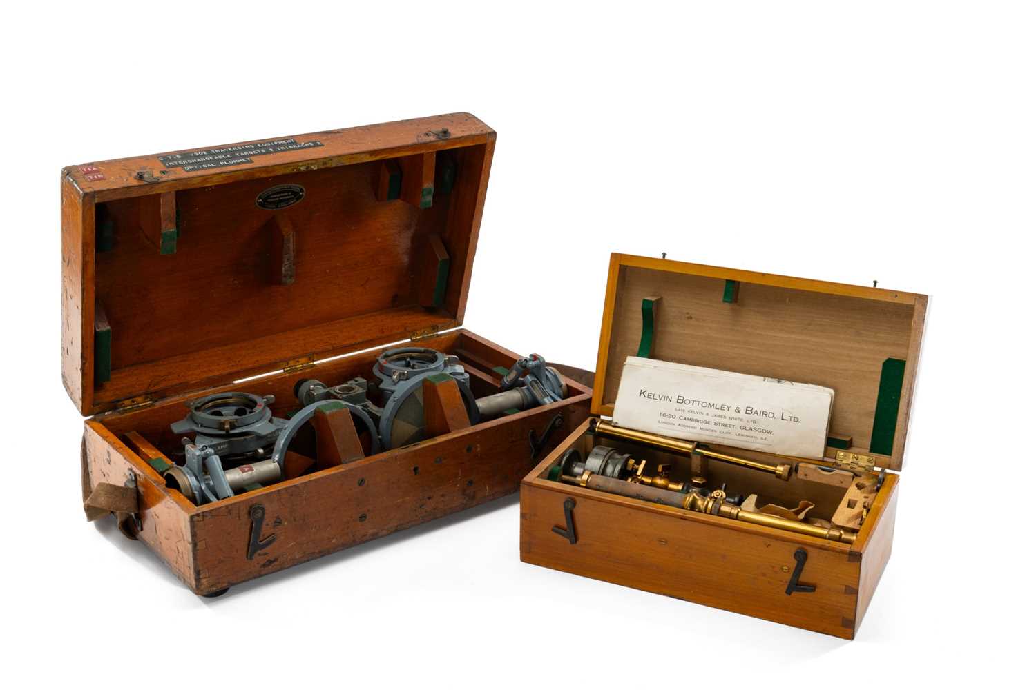VARIOUS MINING & SURVEYING INSTRUMENTS including, TWO VINTAGE MINING APPARATUSES, comprising - Image 3 of 4