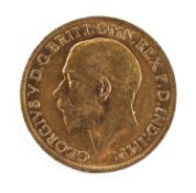 GEORGE V GOLD SOVEREIGN, 1914, 8.0gms Provenance: private collection Neath Port Talbot County