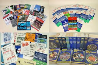 EXTENSIVE COLLECTION OF FOOTBALL MEMORABILIA AND EPHEMERA including sixteen volumes of Rothmans