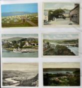 ALBUM OF ANTIQUE & VINTAGE POSTCARDS, colour and black and white, Conwy and Abergele Provenance: