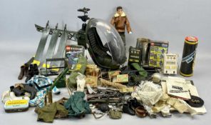 ORIGINAL ACTION MAN FIGURE, LATE 60s / EARLY 70s, with quantity of accessories, clothing, weapons